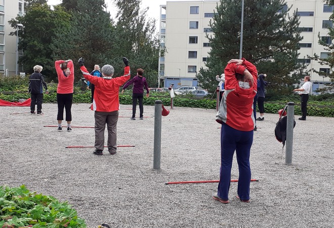 Liikuntatilat Hekan taloihin