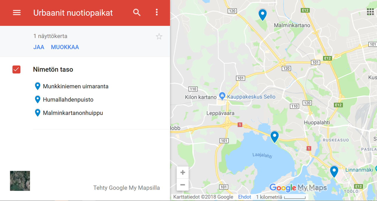 Urbaanit nuotiopaikat