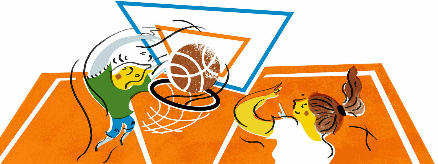 Koripallokenttä Hämeentien sillan alle