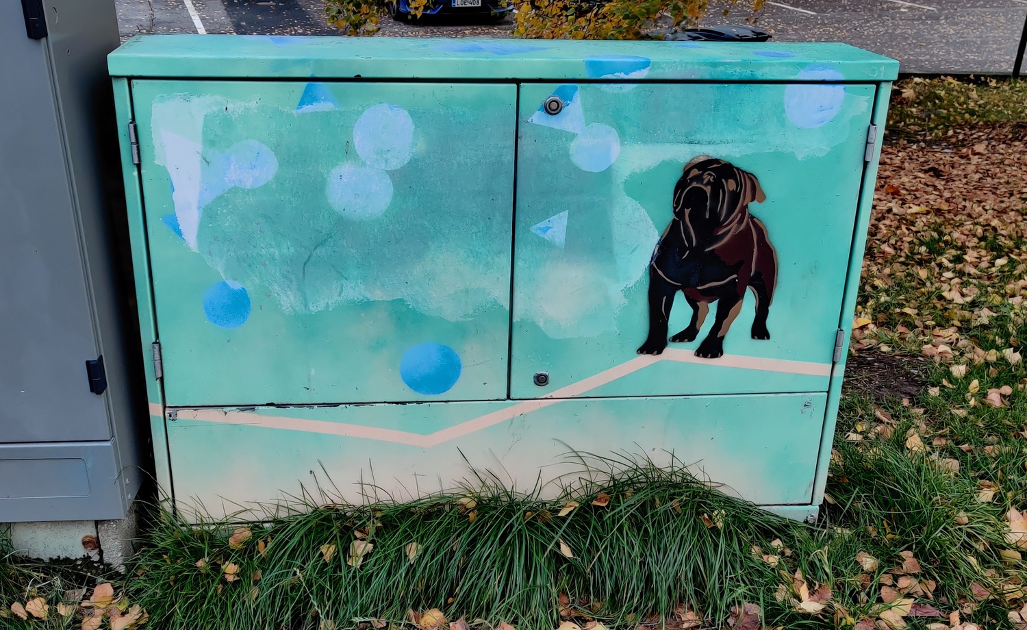 Kaunis sähkökaappi Myllypurossa