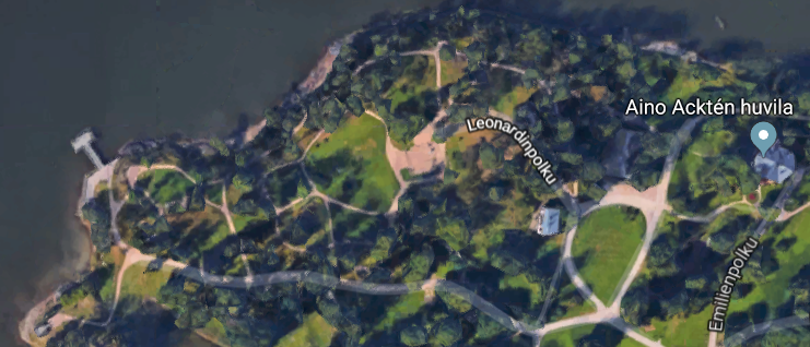 Tullisaaren "uimalaiturirantaan" penkkejä, roskiksia, kesä-wc