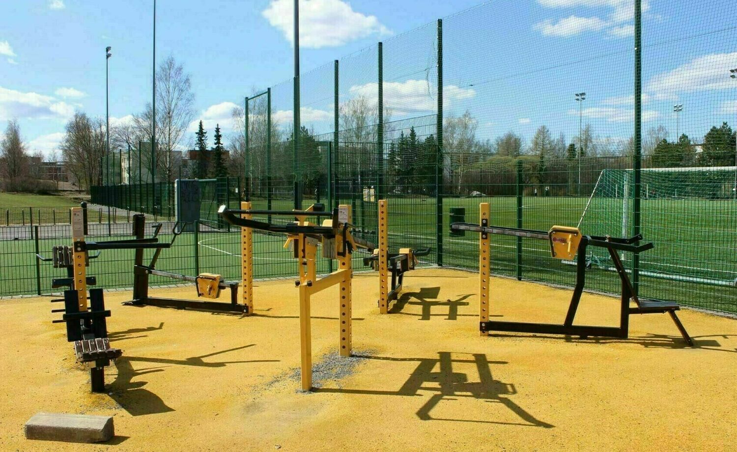 Outdoor gym for the Vallila-Hermanni area