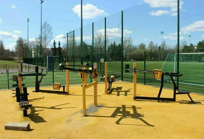 Ulkokuntosali Vallila-Hermanni alueelle