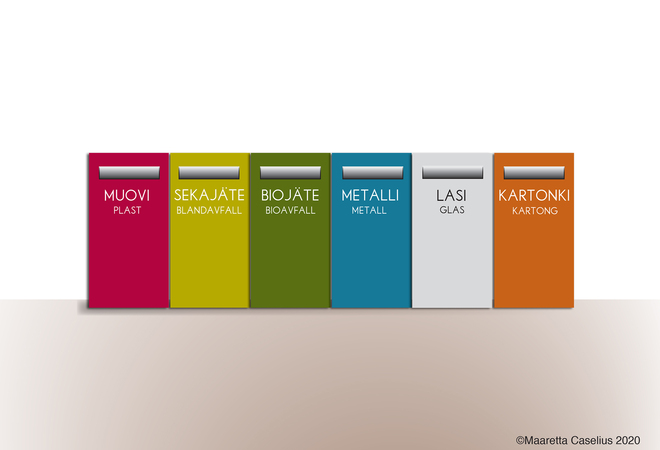 Meriluonto kiittää kierrättäjää