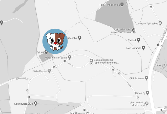 Koirapuisto Munkkivuoreen