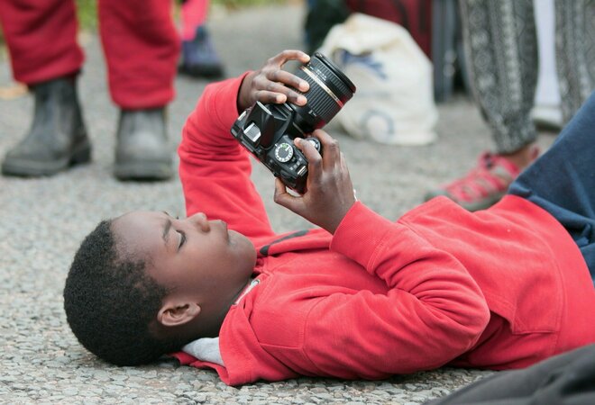 Kylän lapset harrastavat