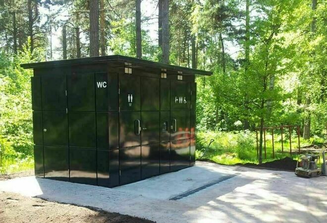 Yleisö-wc Ryssänkärkeen, Lauttasaareen