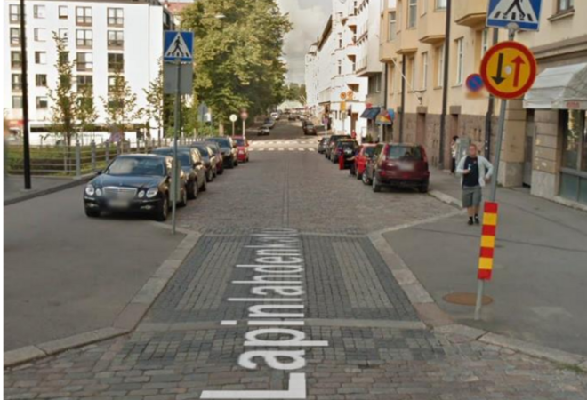 Kavennetut suojatiet kävelijöiden turvallisuuden parantamiseksi