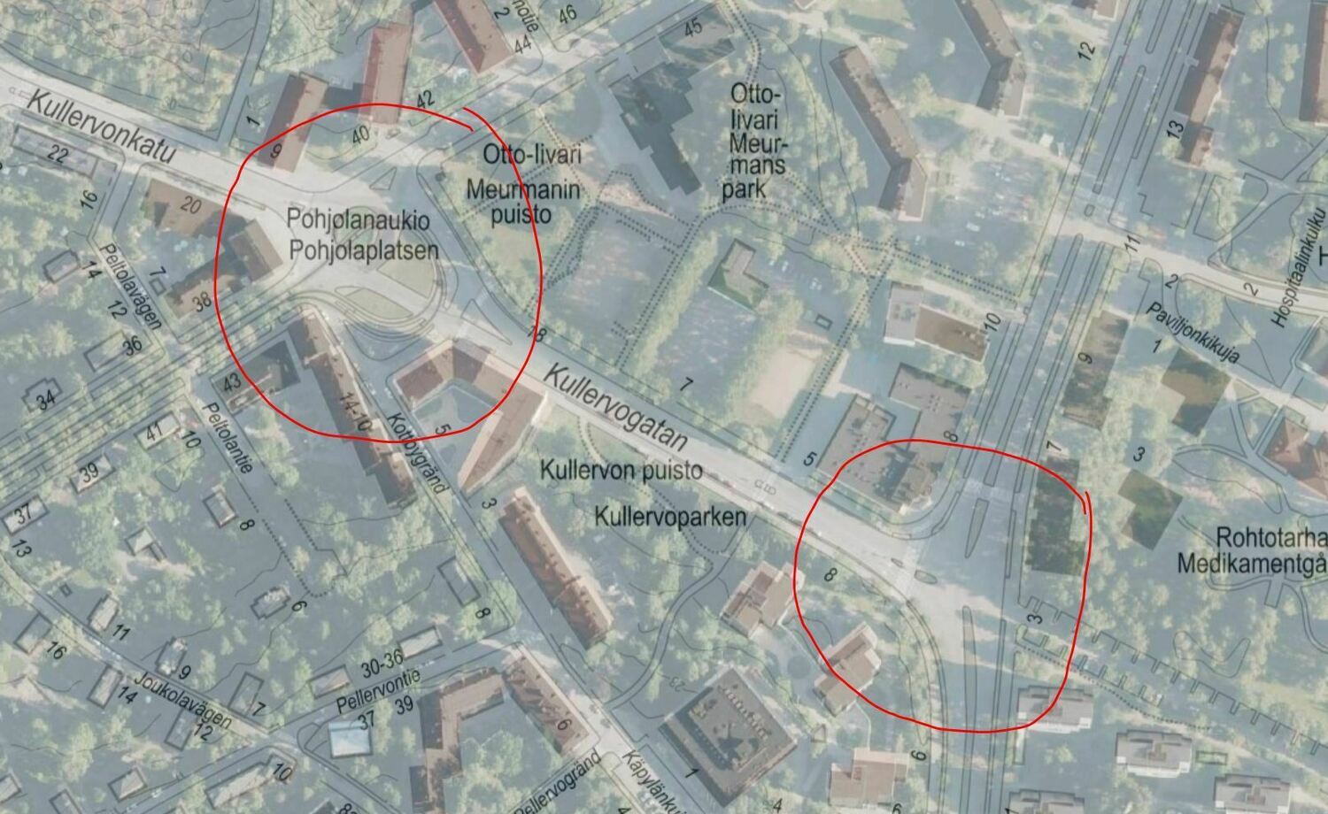 Kullervonkadun ongelmaristeykset