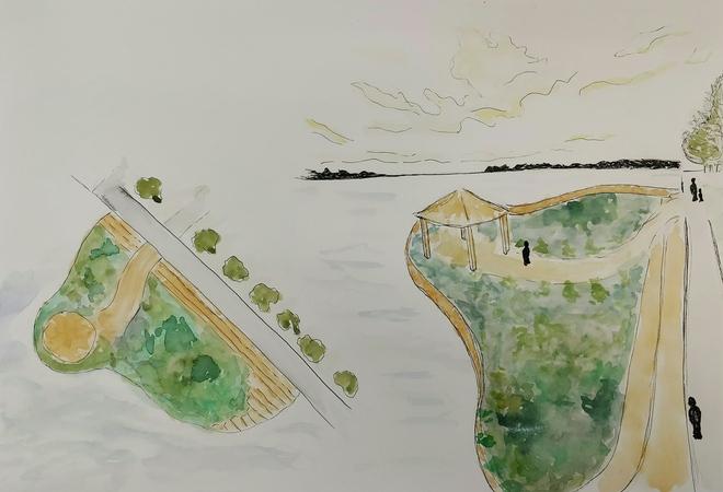 Viihtyisä viherlaituri Merihakaan 