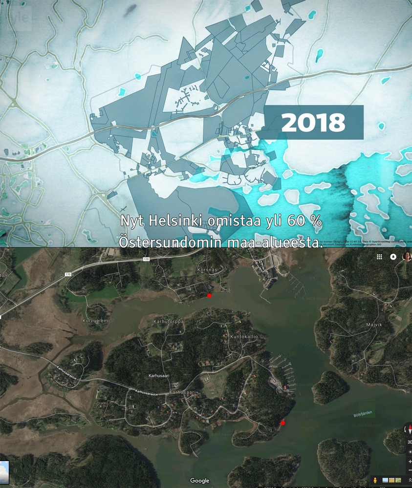 Uimaranta/maauimala Östersundomiin