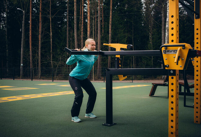 Ulkokuntosali (työmatka)pyöräilijöille, Meilahden, Pasilan, Ruskeasuon, Pikku-Huopalahden ja Taka Töölön kunnon kohottajille