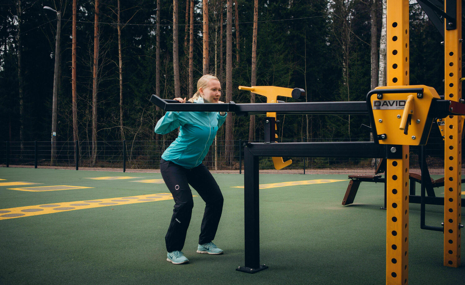 Ulkokuntosali (työmatka)pyöräilijöille, Meilahden, Pasilan, Ruskeasuon, Pikku-Huopalahden ja Taka Töölön kunnon kohottajille