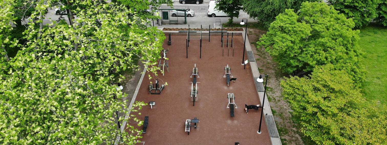 Fler utegym i det södra stordistriktet