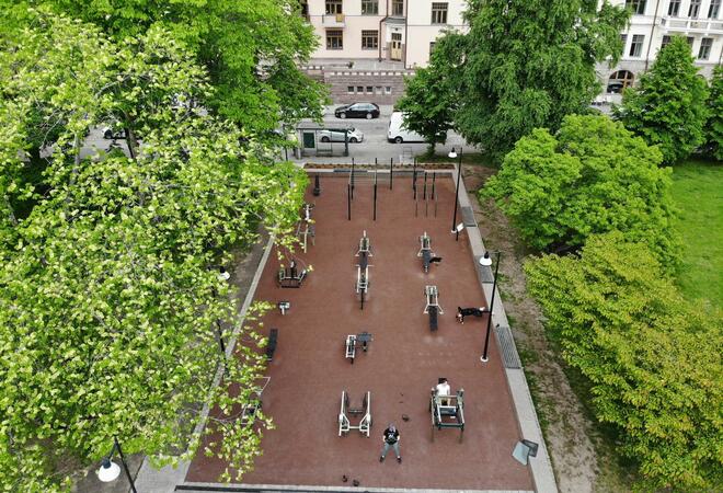 Fler utegym i det södra stordistriktet