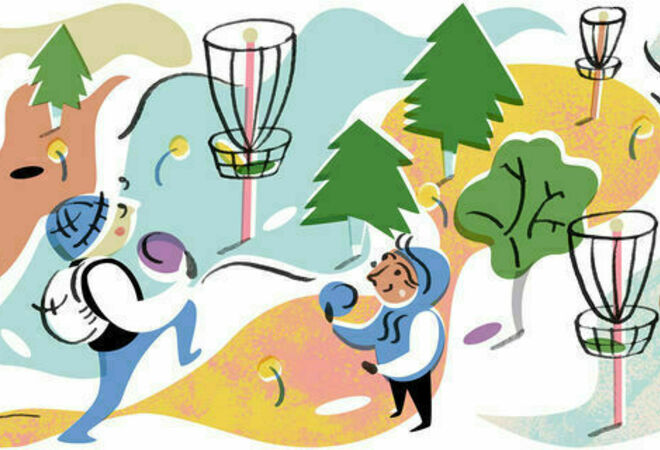 Disc golf course for Central Park