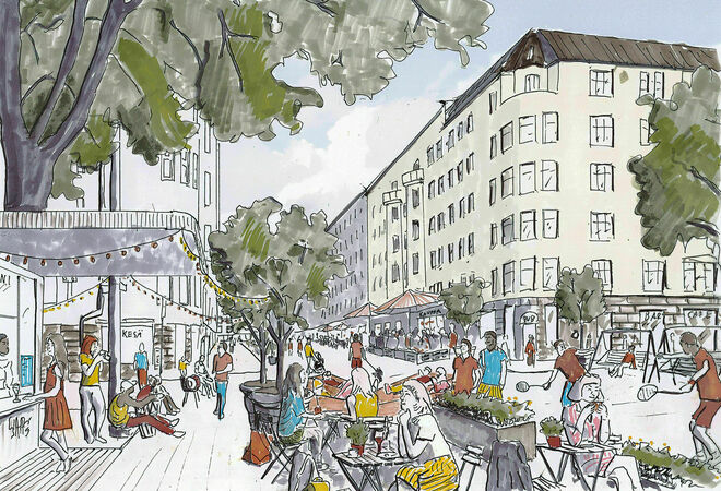 Fleminginkadun kävelykatukokeilu