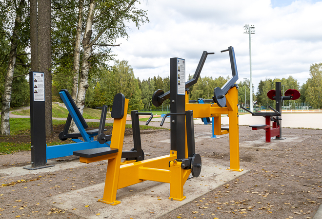 Plan image: Porvariskuninkaan beach gets an outdoor gym