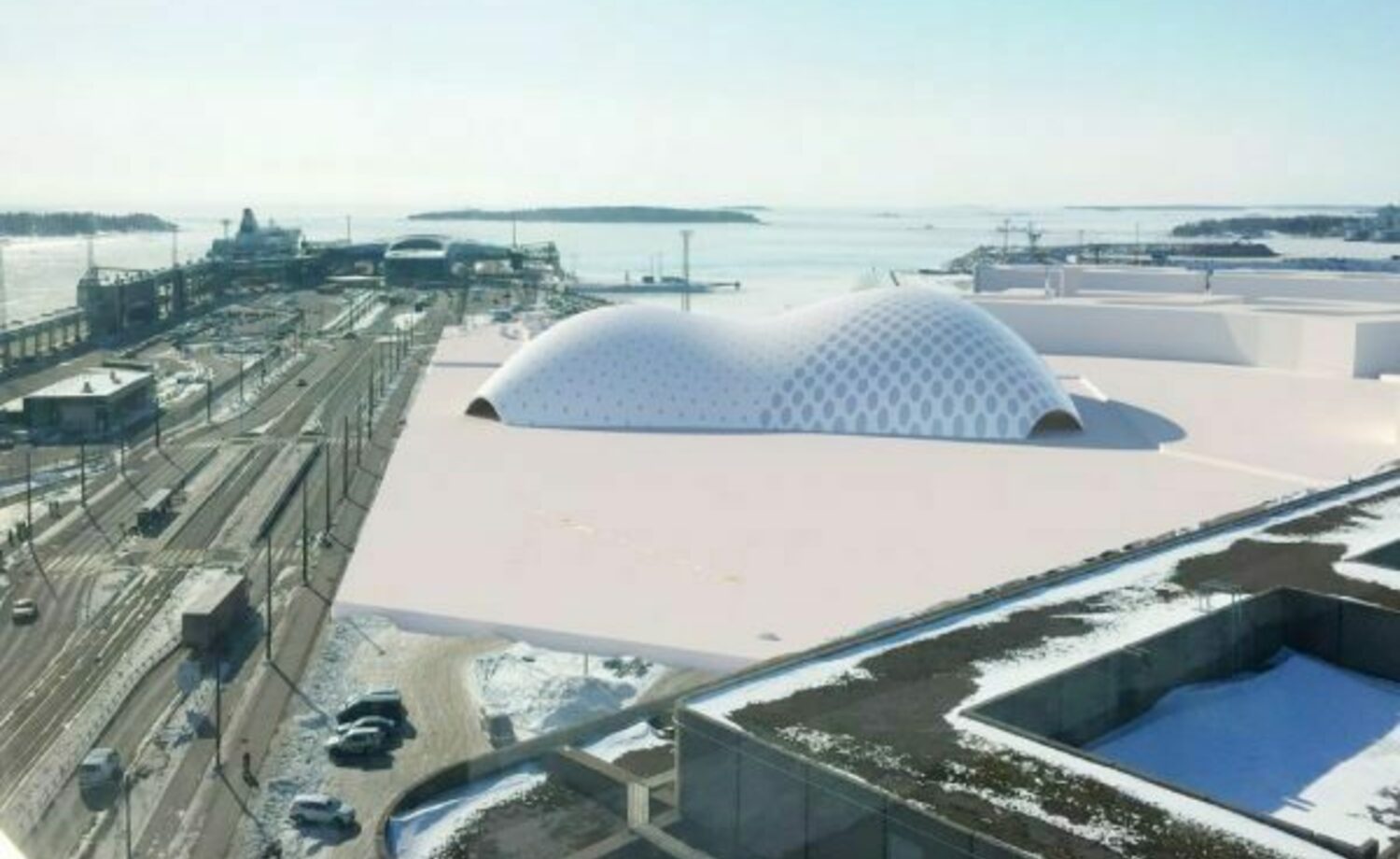 Jätkäsaaren kuplalle hienompi kuosi