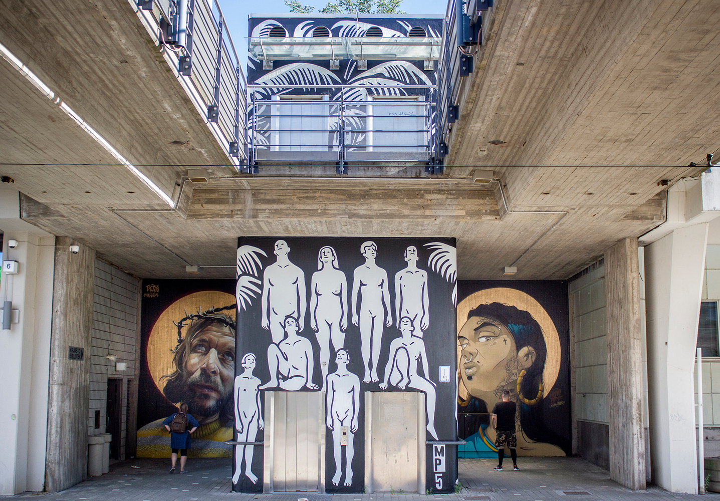 Parempi valaistus Itä-Pasilan portaikoille ja katutaiteelle