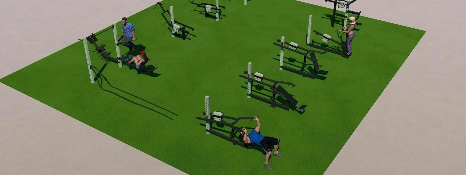 Ulkokuntosalien rakentaminen Kallioon