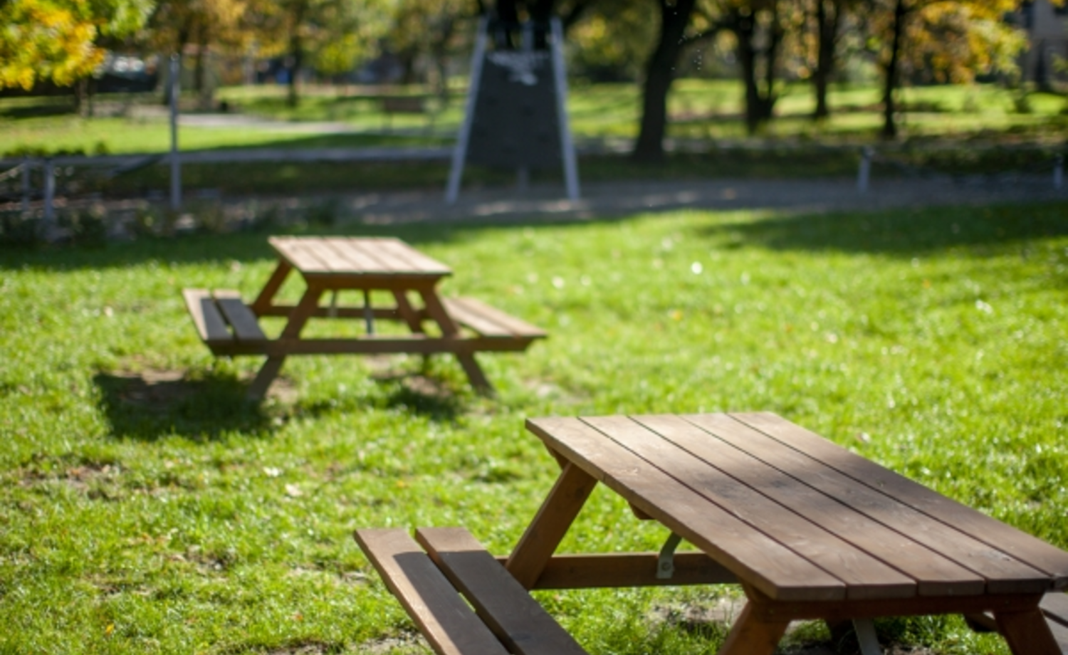 Picnic tables