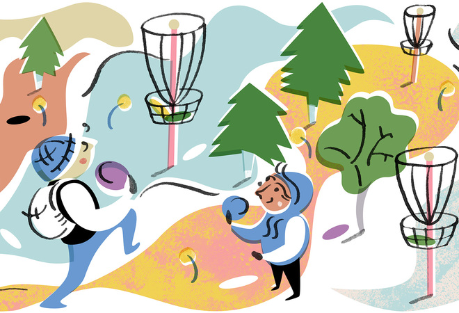 Plan image: Renovation of Meilahti disc golf site’s forest course