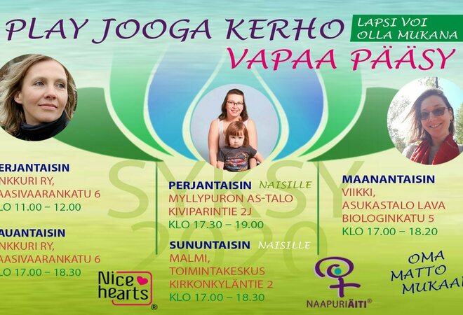 Ilmaiset Play yooga tunnit vähänvaraisille 