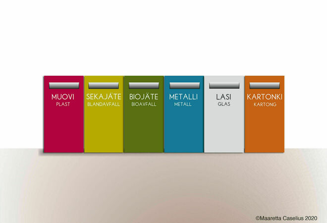 Meriluonto kiittää kierrättäjää