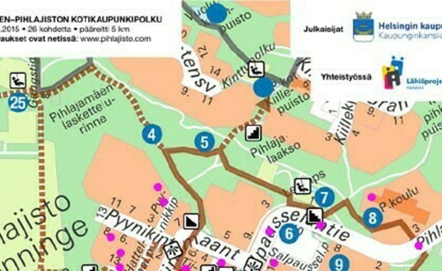 Valentin Konosen polku on osa Pihlajisto-Viikinmäen kotikaupunkipolkua