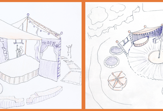 Utecirkusområde i Södervik eller dess närmaste omgivning