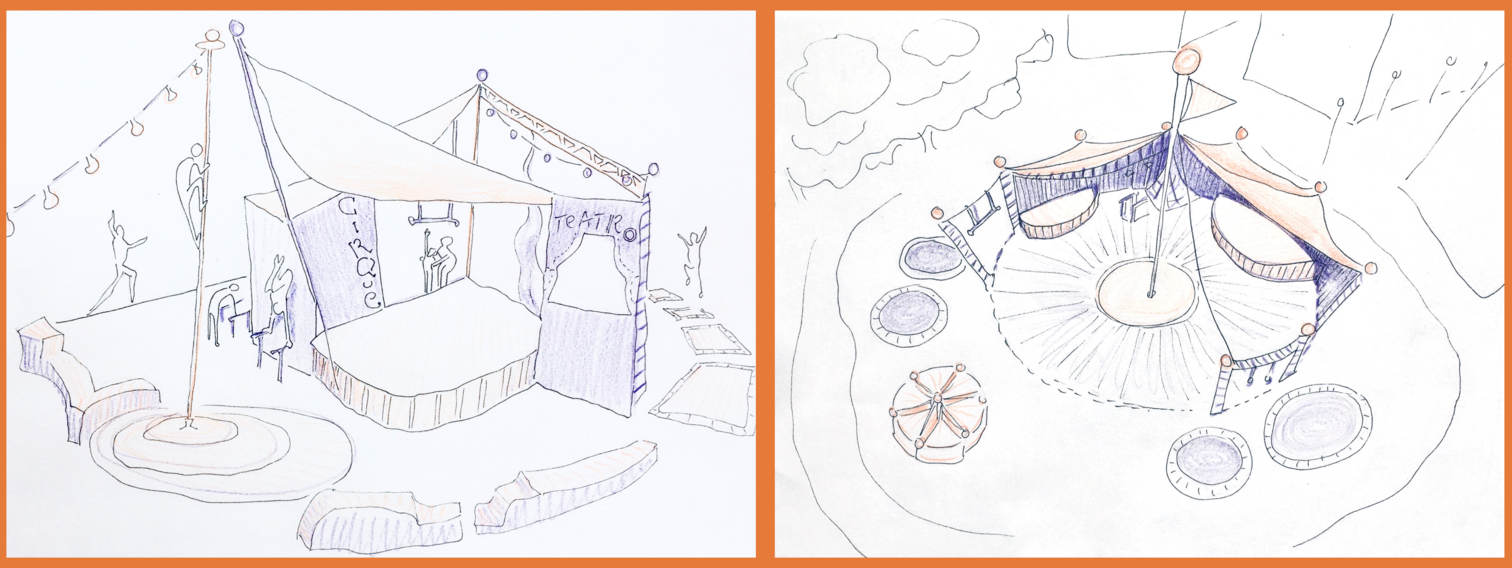 Outdoor circus area for Suvilahti or its vicinity