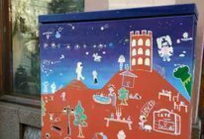 Sähkökaappitaiteen tekijätietojen esittely, katutaide tutuksi