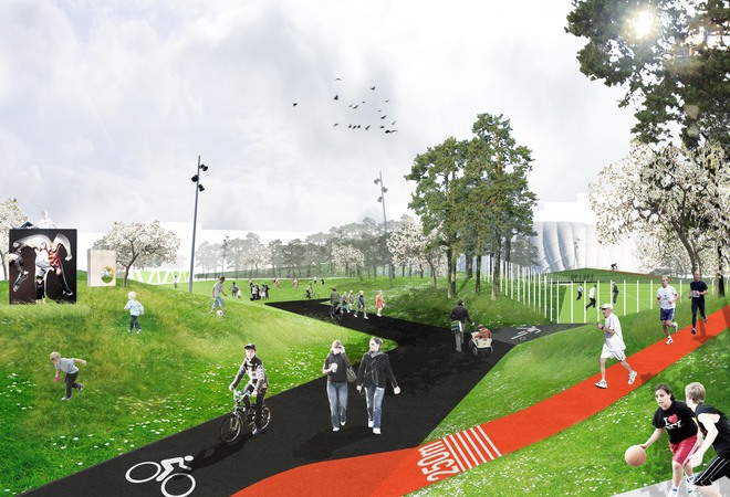 Plan image: Pedestrian and cycling project