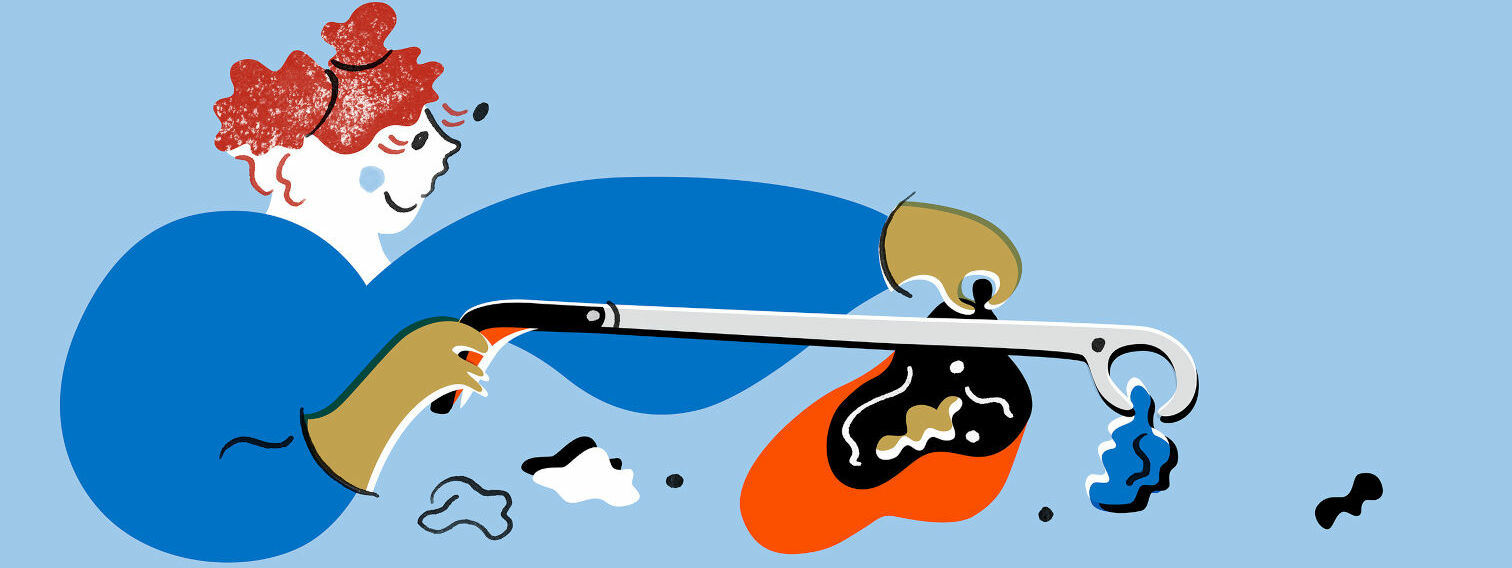 Roskat pois Longinojan taimenpurosta