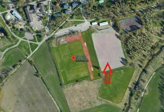 Tekonurmi Ala-Malmin liikuntapuistoon