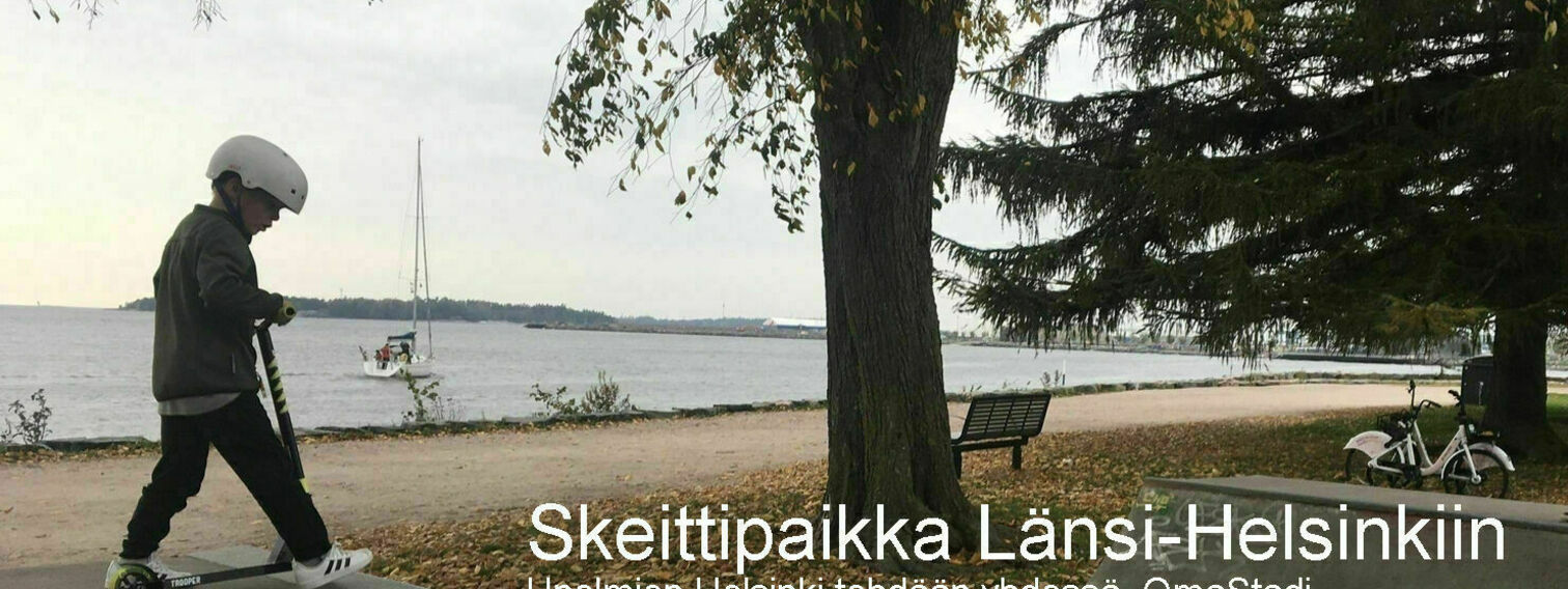 Skeittipaikka Länsi-Helsinkiin