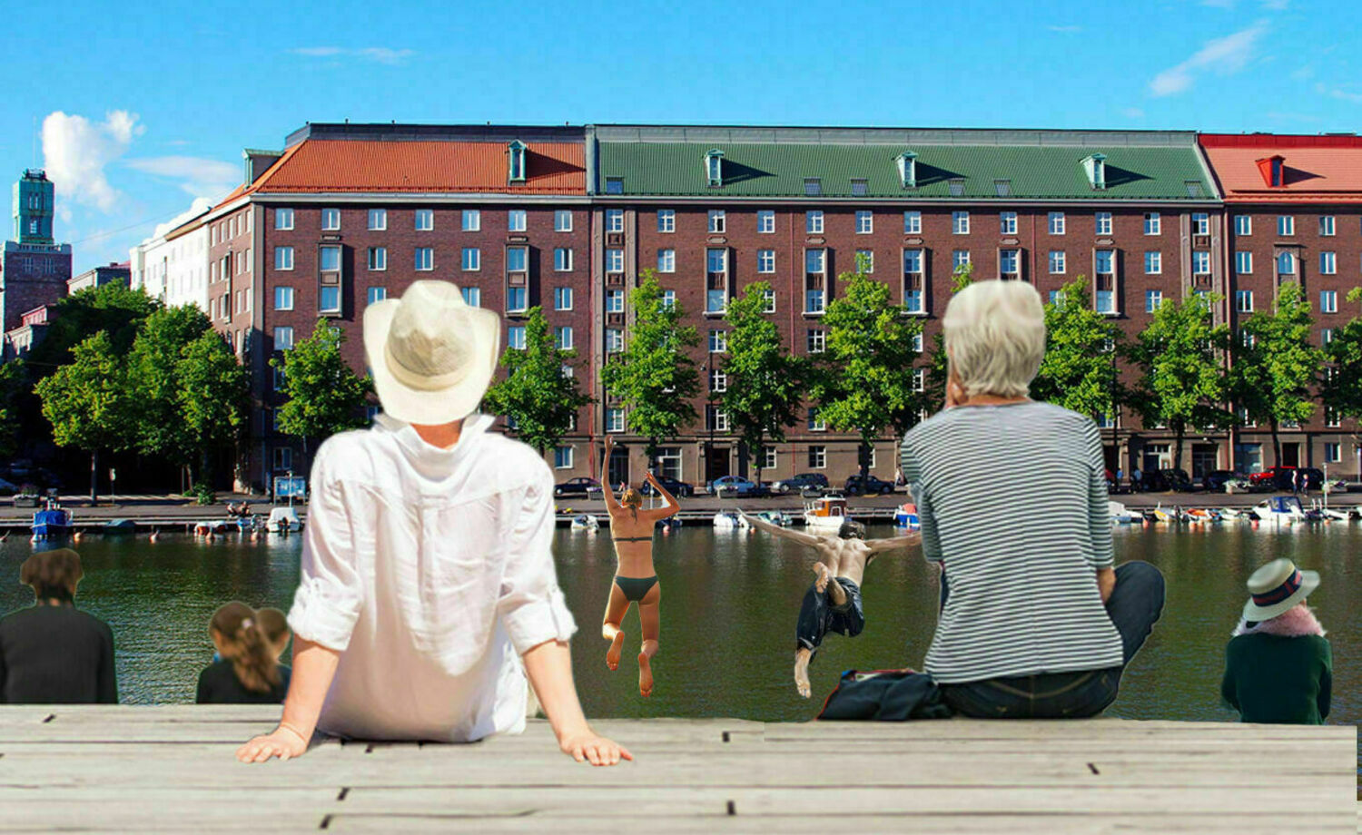 Kaisaniemenrannasta viihtyisä oleskelupaikka