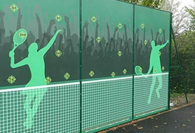 Tennis practice walls 
