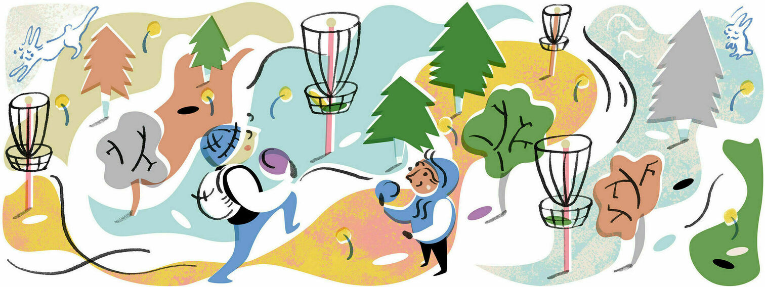 Disc golf course for Central Park