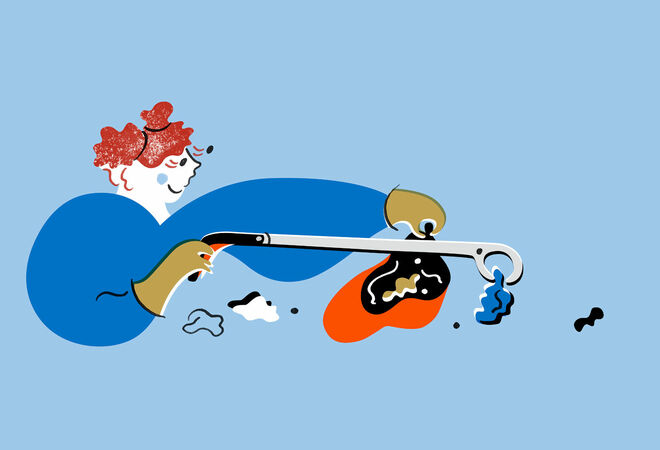 Yhteiskäyttöinen sähköavusteinen kärry isojen kuormien siirtelyyn jalan ja pyörällä