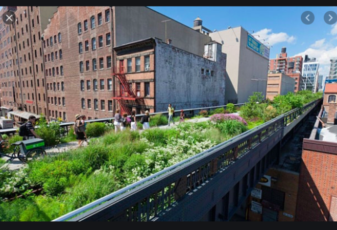 Viherpuisto Itäväylän päälle