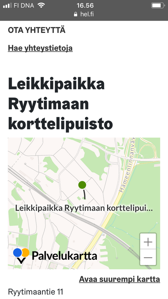 Ryytimaan puiston kunnostus